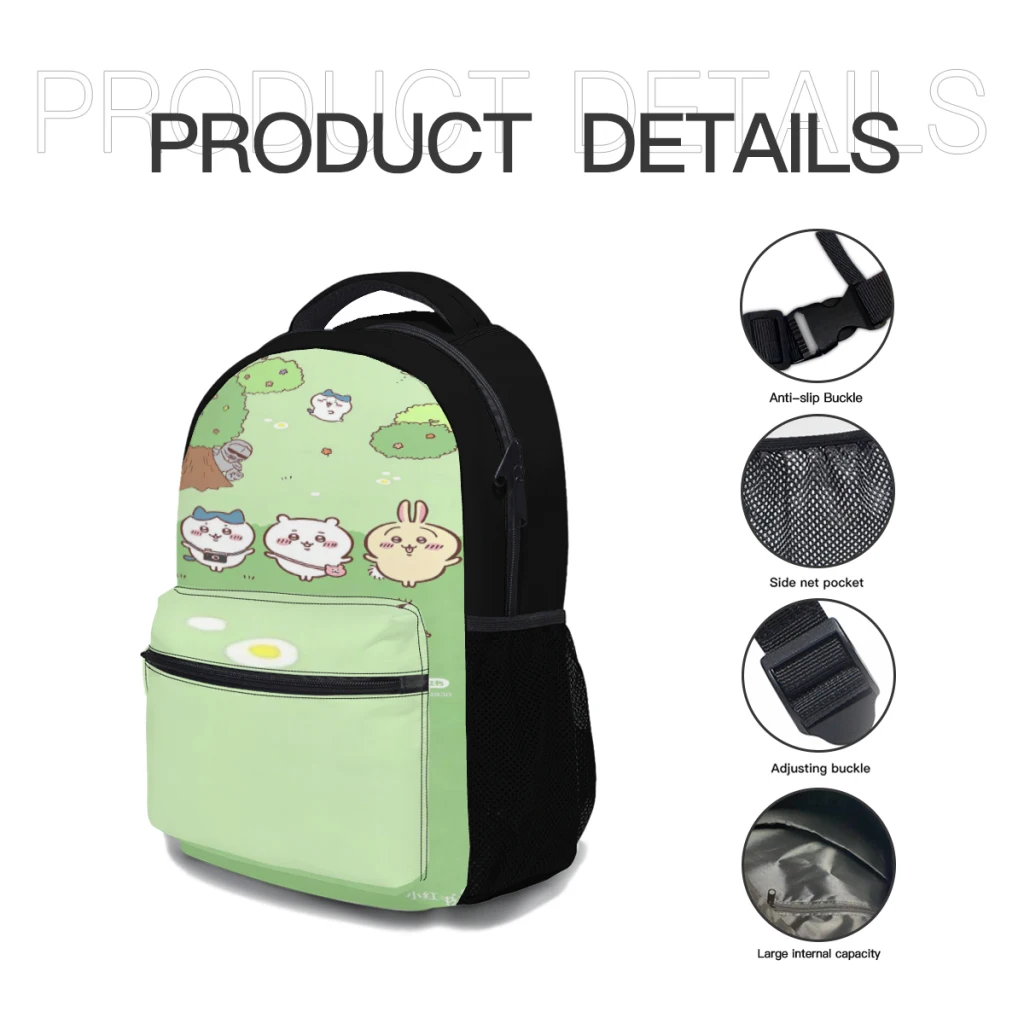 C-chiikwawa New Female Fashion girls High Capacity Waterproof College Backpack Trendy Girls Laptop School Bags 17inch ﻿ ﻿