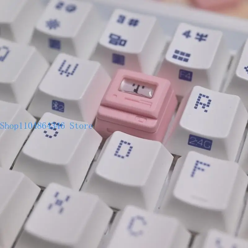 652F 3-in-1 Keycaps Backlit Keycap Set for Mechanical Keyboard Retro Personality