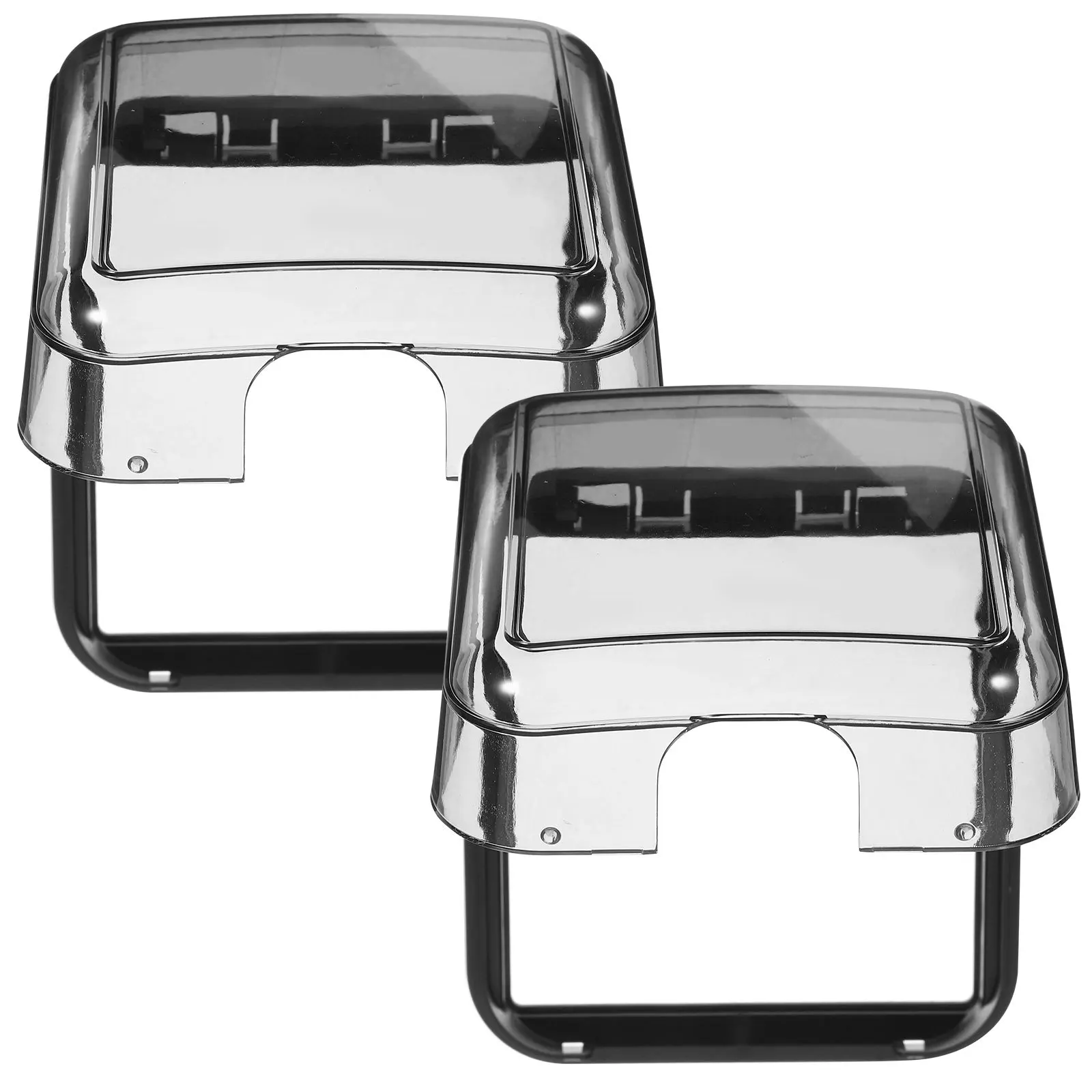 

2Pcs Splash-Proof Socket Box Reusable Outlet Cover with Adhesive Design Weatherproof Electrical Outlet Protector for Home