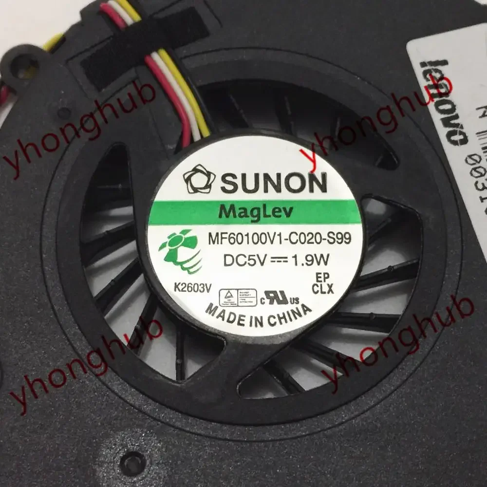 SUNON MF60090V1-C090-G99 Ventilador de refrigeración de servidor CC 5 V 2,5 W 3 cables