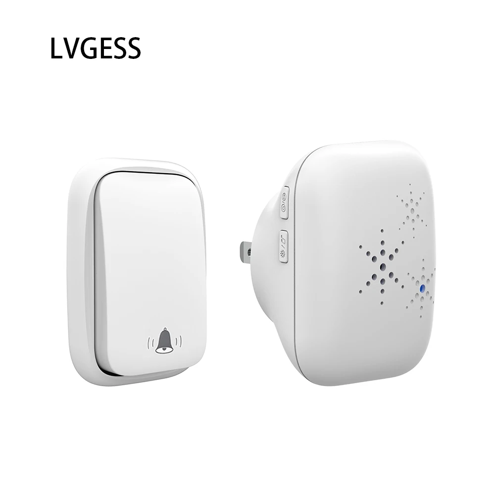 Home Outdoor Wireless Waterproof Doorbell No Battery Required Remote Control Ring Door Bell Self-powerd door bell