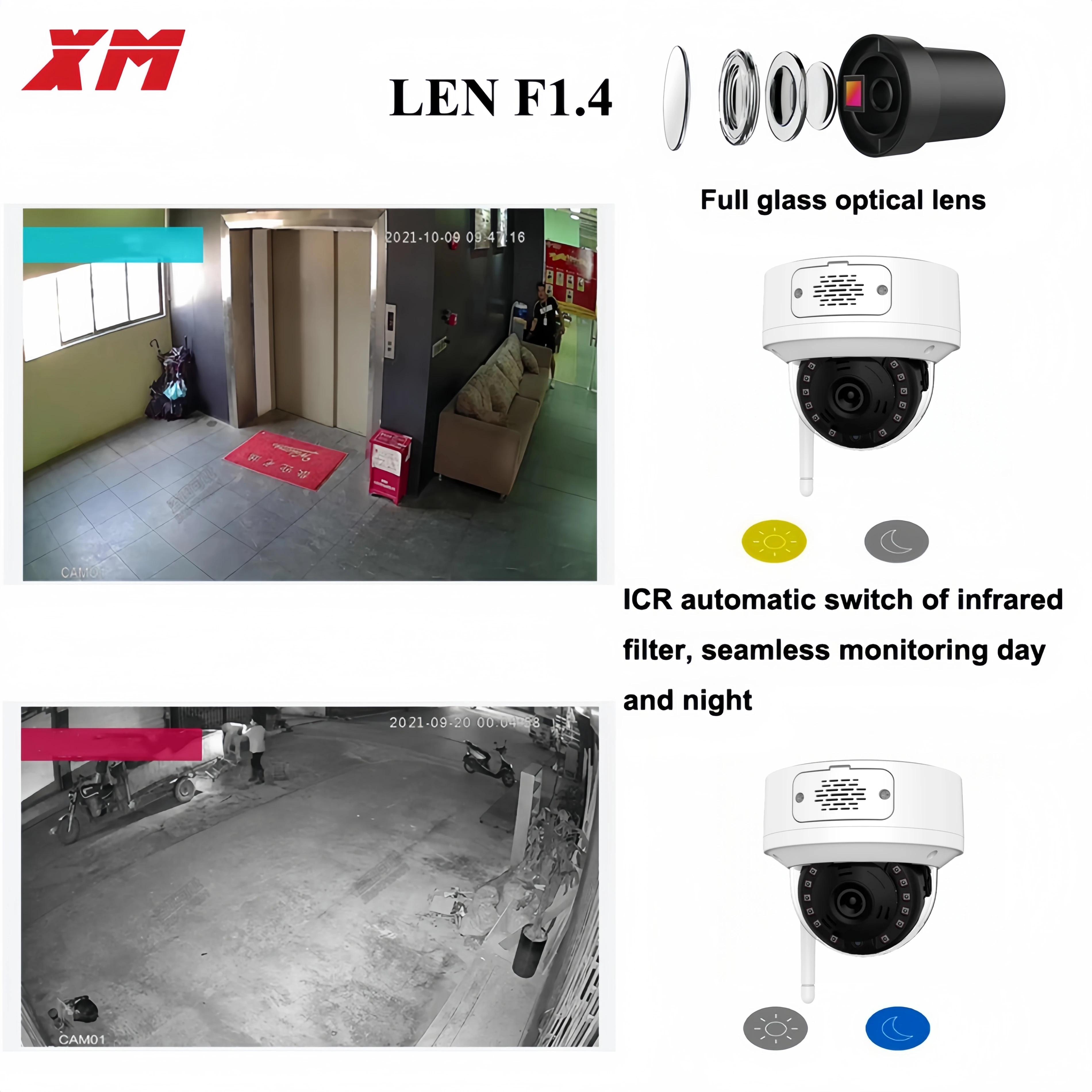 8MP HD IP Camera IP67 Weatherp - Home Security Kamera ulasan dan harga