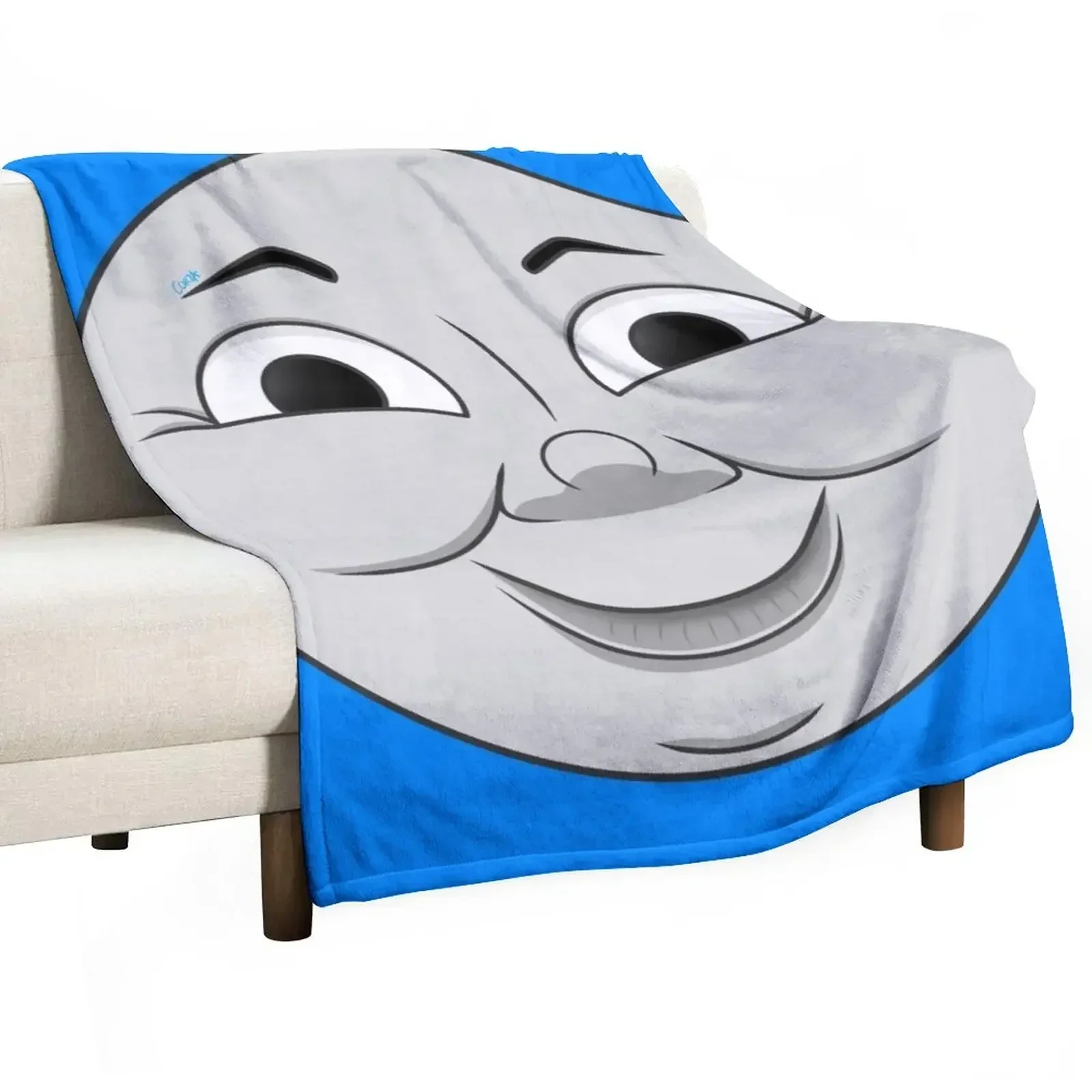 

Edward (happy face) Throw Blanket Flannel anime Beautifuls Blankets