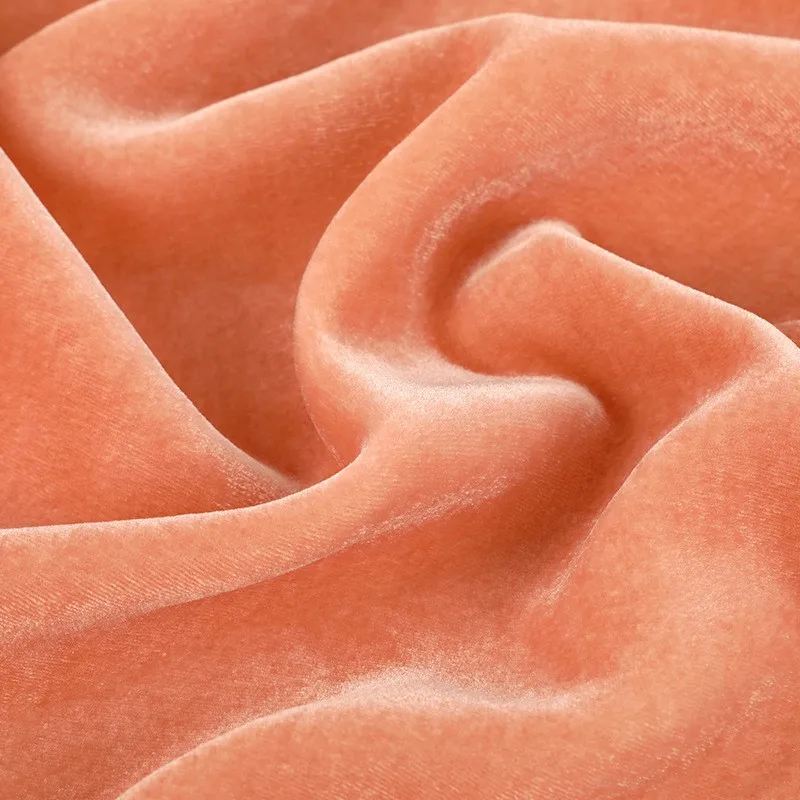 

190G Qiaorong velvet light luxury dress fabric silk autumn and winter cheongsam fashion