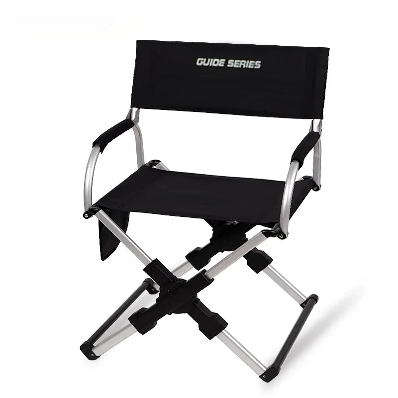 كرسي مدير خارجي مصنوع من سبائك الألومنيوم كرسي تخييم قابل للطي خفيف الوزن ومحمول للترفيه والسفر كرسي خارجي #2
