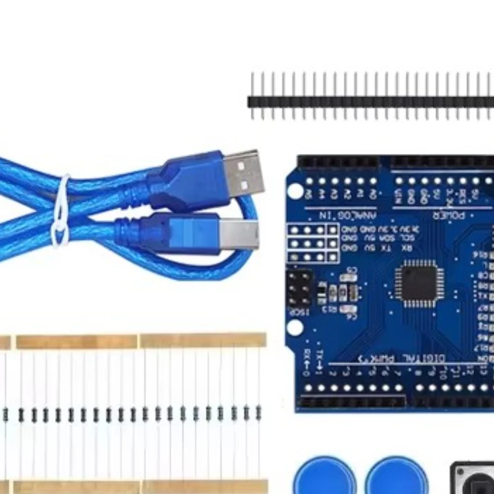 For Arduino Projects STEM Learning Kit Blue R3 Programming Components Kit 5V Operating Voltage 14 Digital I O Pins