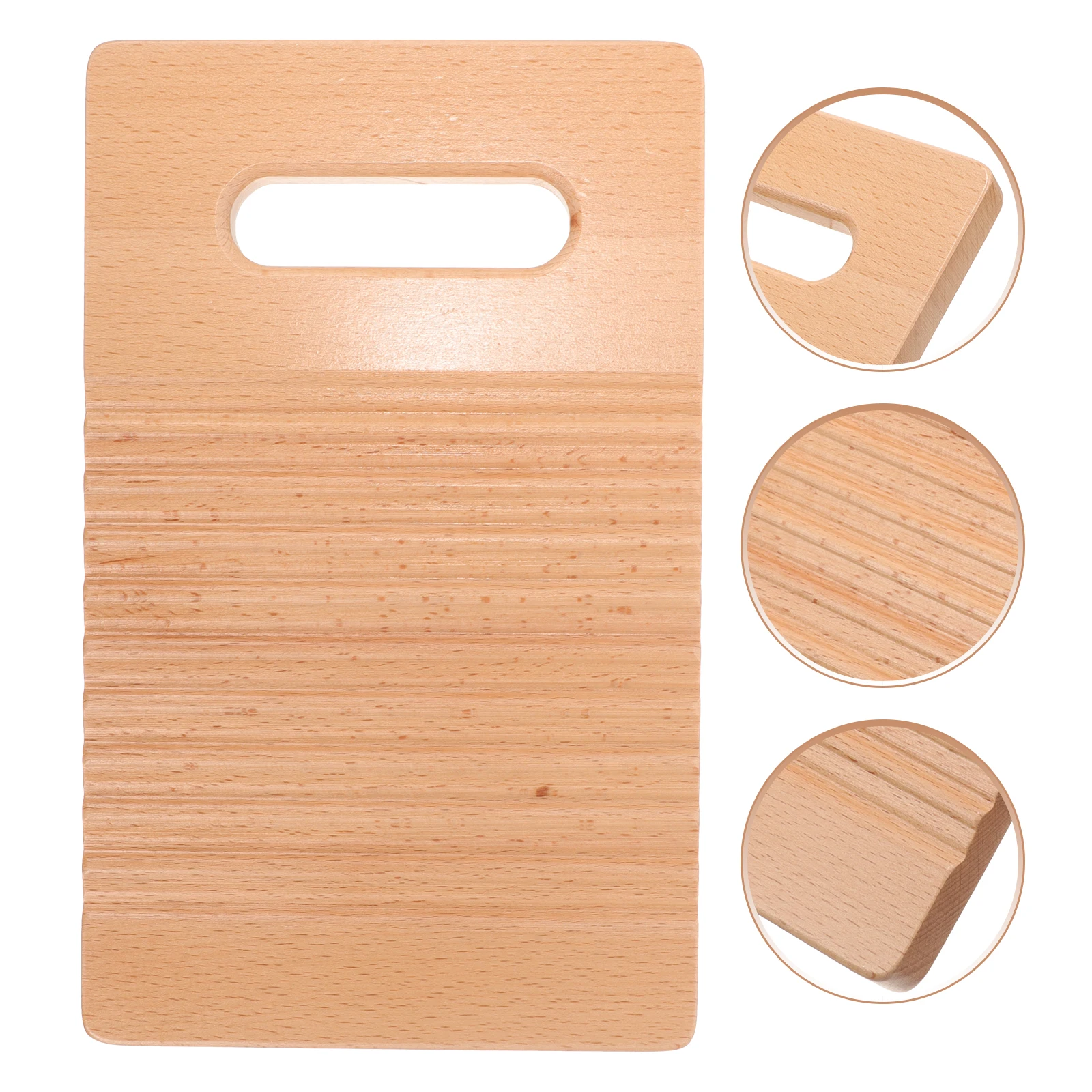 Tragbares Waschbrett aus Buchenholz, Mini-Handpeeling für Reisen, Wäsche, kleines Waschbrett für Kleidung, Unterwäsche, BHs