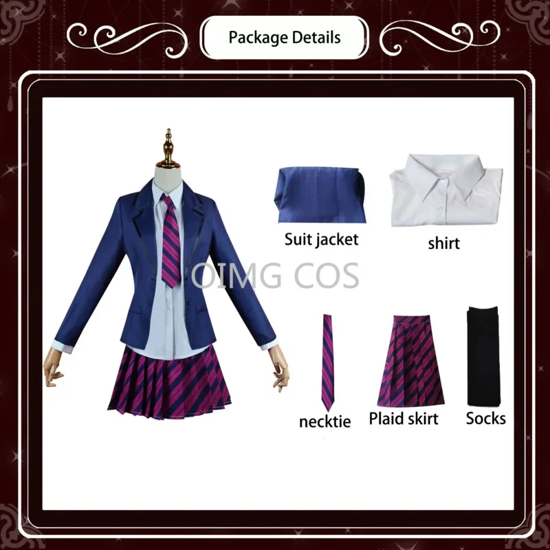 

New 2025 Can't Communicate Komi Shoko Osana Najimi Cosplay Costume Outfits Shirt Tie Short Wig Neck Women Anime Unifo ★ ★ ★ jj.