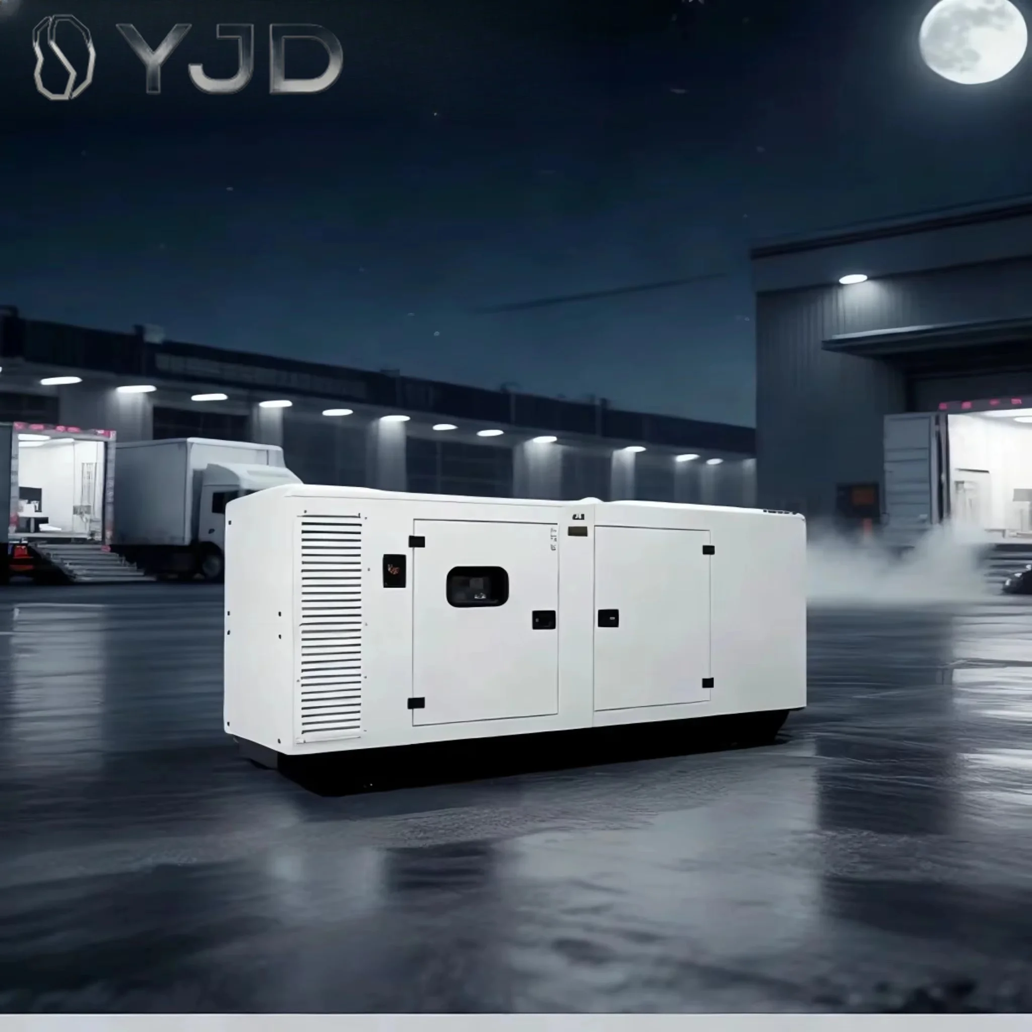 HPV350D5 350KW Silent Closed Cycle Water-cooled Diesel Genset Generator 437KVA ISO9001 CE Certified 93% Efficiency 24V DC