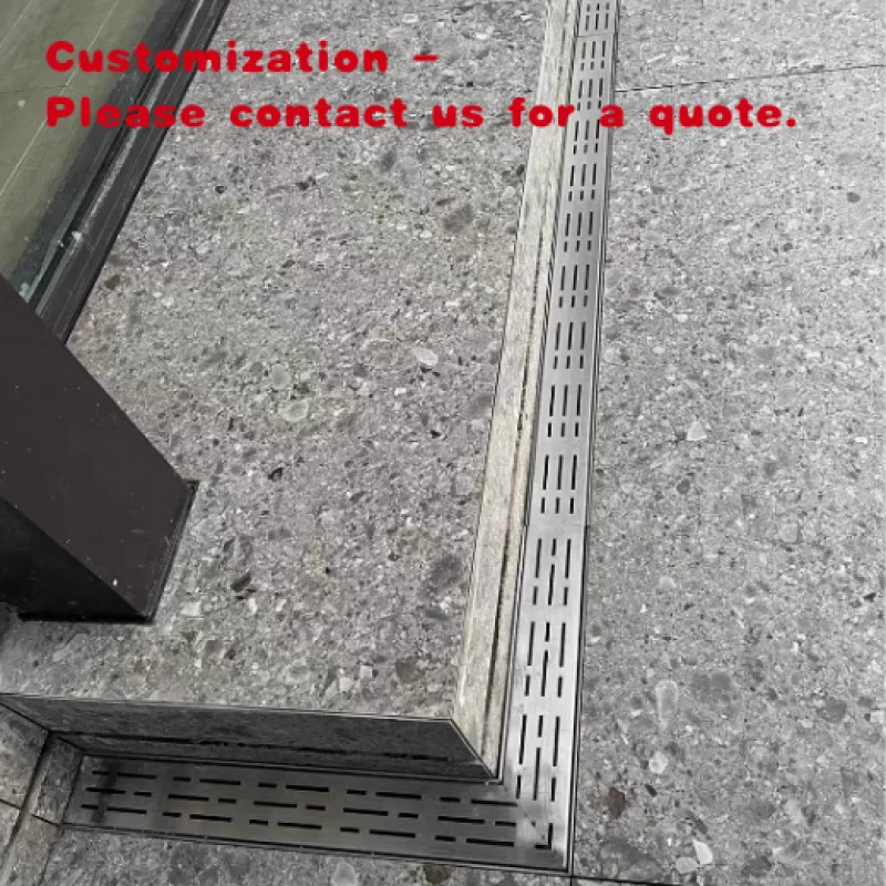 

custom.Sewage Discharge Stainless Steel Sewer Rectangular Plate Drainage Cover