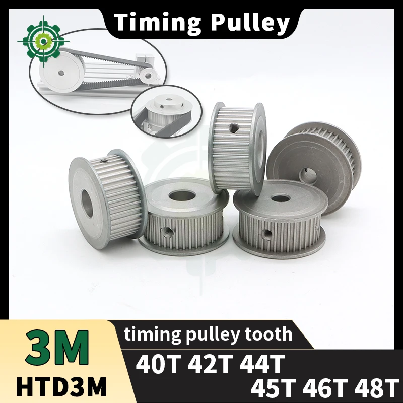 

HTD3M Timing Pulley 40T 42T 44T 45T 46T 48T HTD3M Wheel 3M 40teeth 42teeth 44teeth 45teeth 46teeth 48teeth HTD 3M Belt Pulley