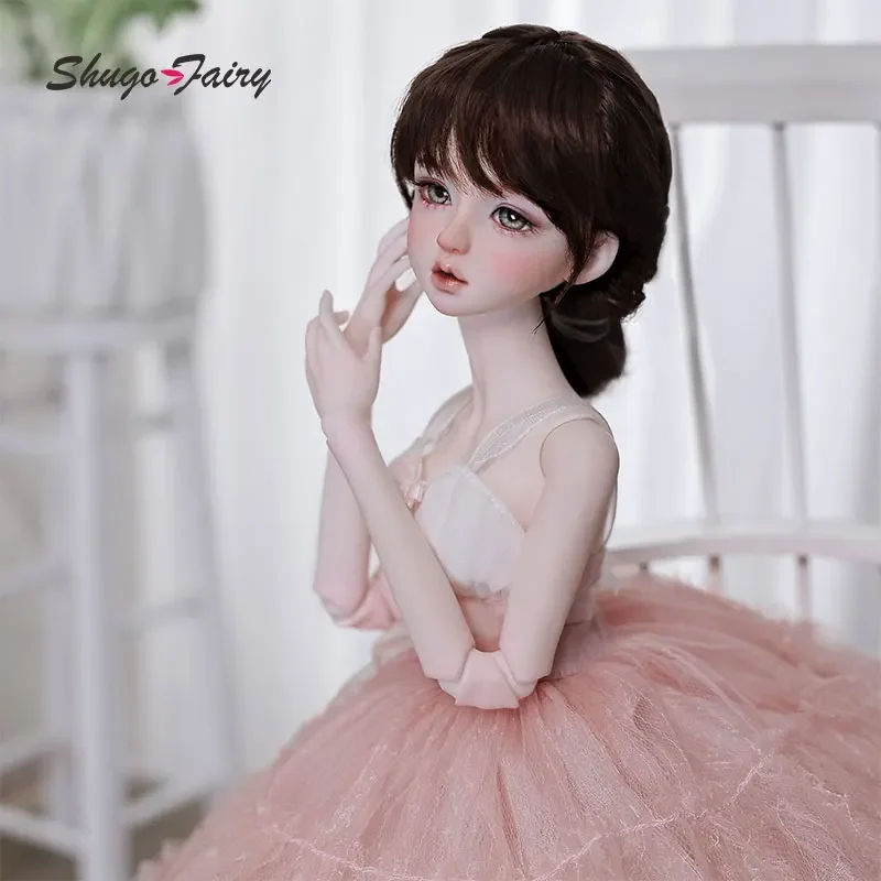 ShugaFairy Ballerina Perla BJD Doll 1/4  دمية الباليروينا اللؤلؤة شوغا فيري بيج.دي.جى 1/4 باري الحديثة مفصلين قابلين للحركة مجموعة كاملة مصمم أزياء أنيمي بليث مواليد جديدة دمية الأزياء