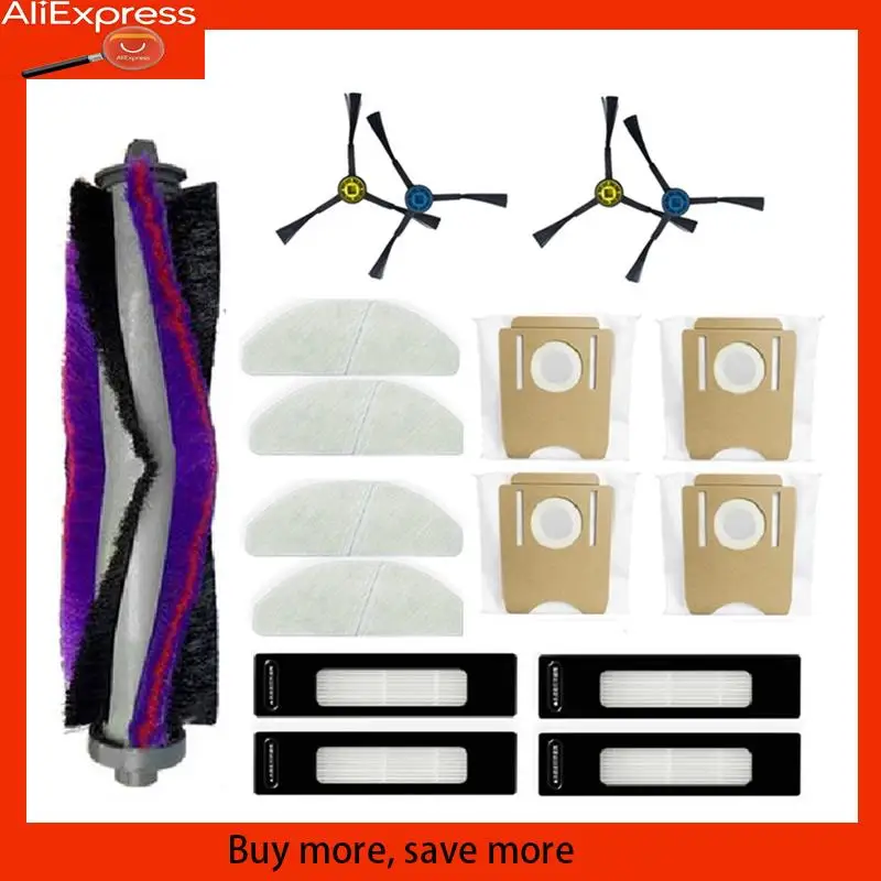 A67Z 17 قطعة لـ Midea S8 Plus / Obode A8 Plus / ETA Aurum PRO 6241 / CLIEN T24 / Thinkair RV50 Pro ممسحة فرشاة جانبية رئيسية #5