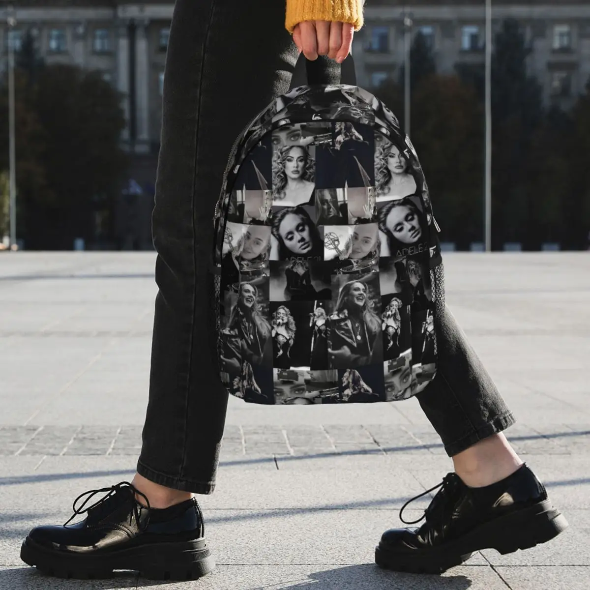 Adele Music Artists Thermal Backpack Student BookBag Children School Bag Computer Shoulder Bags for Boys Girls