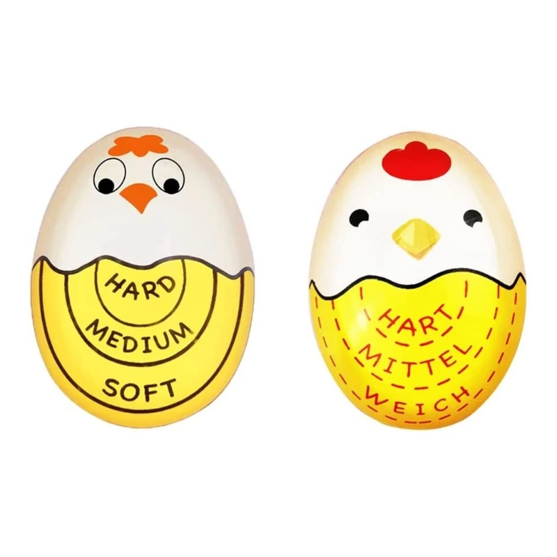 Soft Hard Boiled Egg Timer Mini Cartoon Temperature Observer Kitchen Tool