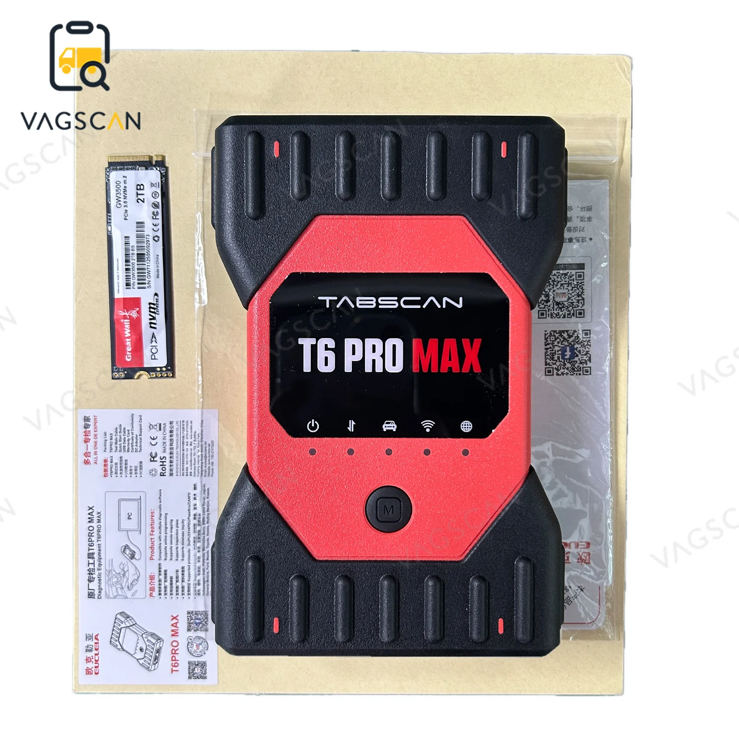 لـ T6 PRO MAX 13in1 يدعم CANFD DolP wifi رسم الخرائط عن بعد يستبدل C6 Icom 6154 Vocom MDI VCM2 Tech2 OTC HDS SGMW PIWIS3 SAIC #2