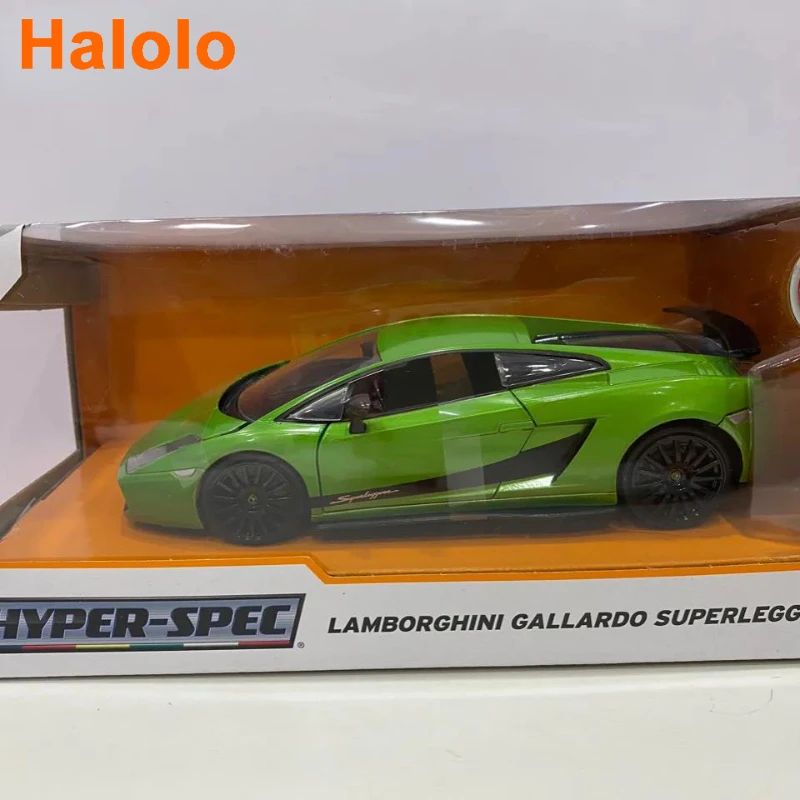 

1:24 Lamborghini Gallardo Superlegger высокий симулятор литая машина из металлического сплава Модель автомобиля игрушки для детей Коллекция подарков