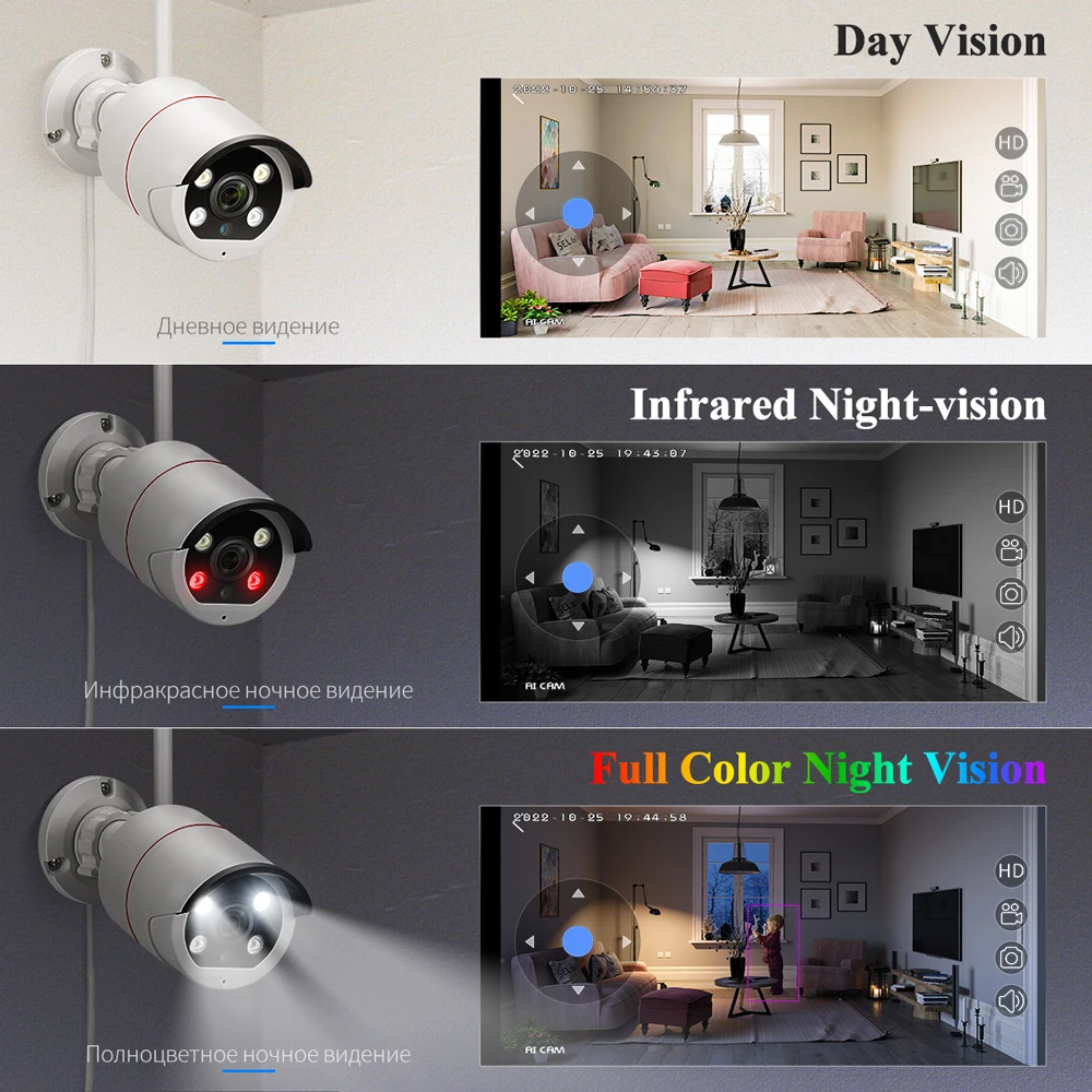 Imagem -05 - Techage-sistema de Câmera de Segurança sem Fio Face Detect Vigilância por Vídeo Cctv Wifi Kit de Proteção Áudio Bidirecional Onvif 8ch hd 5mp