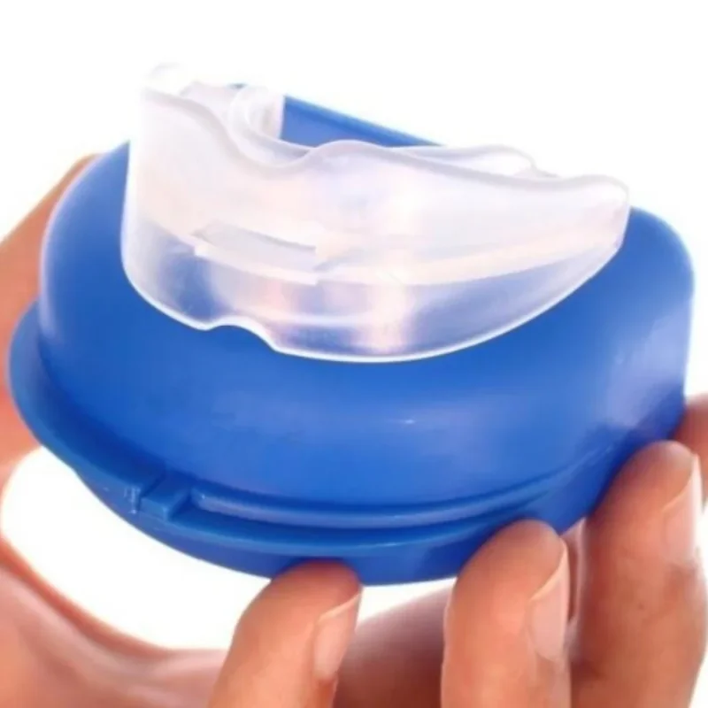 1PC Silicone Night Mouth Guard For Teeth Clenching Grinding Dental Bite Sleep Aid Mouth Tray Personal Health Care Sleep