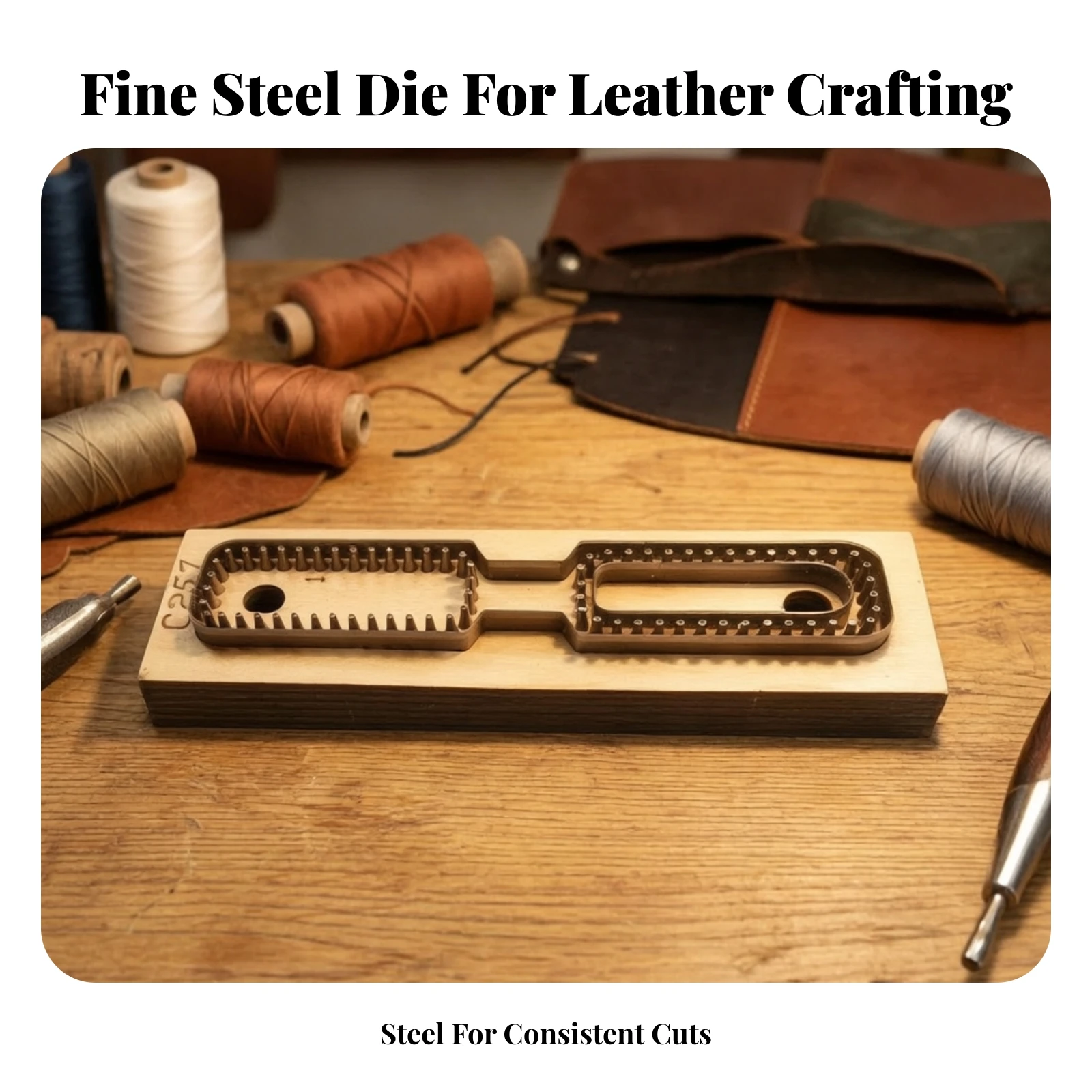 C257 Molde de Corte de Cuero R - Leatherwork For Beginners reseña y precio