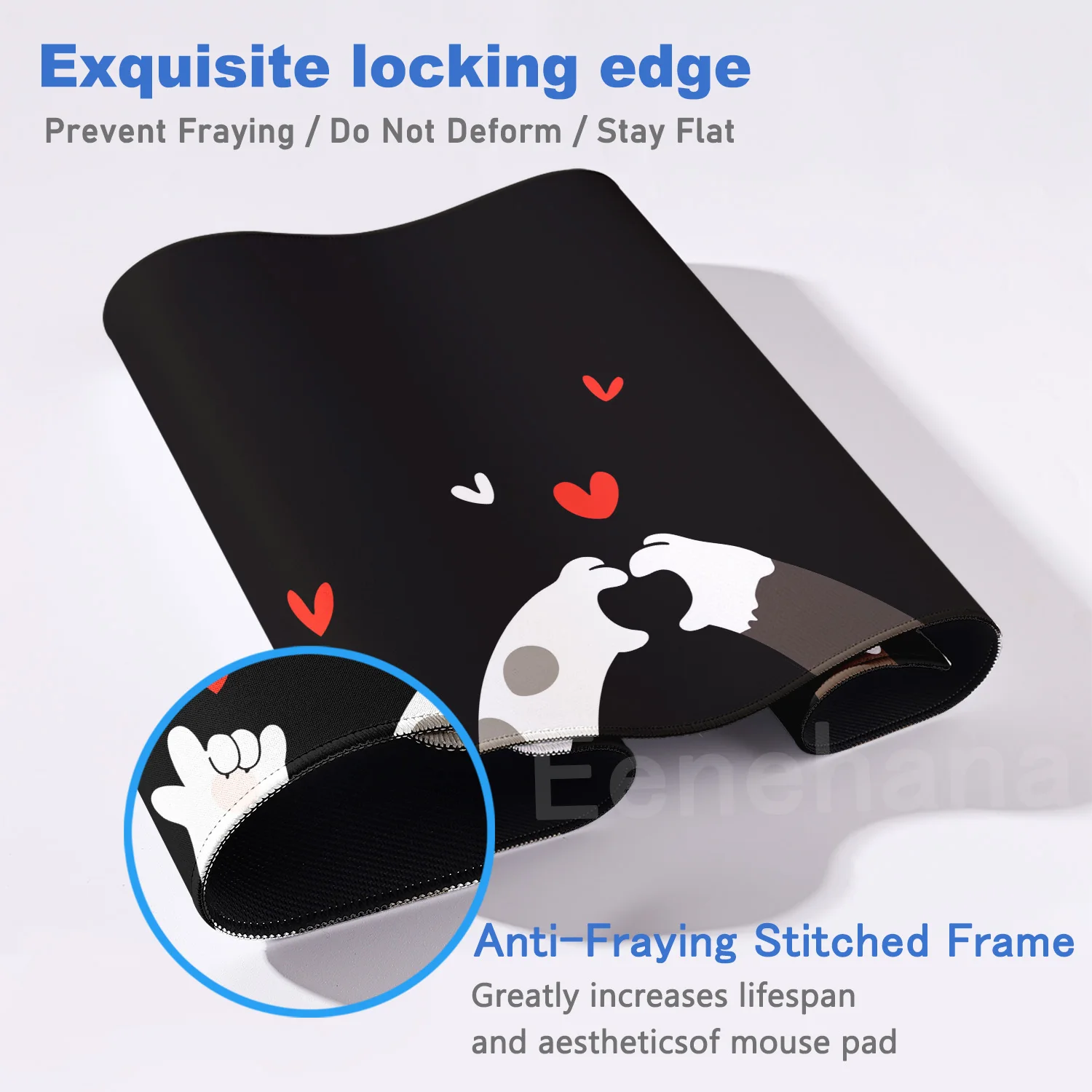 Pink Cat Paw Mouse Pad PC Gamer Mousepad Kawaii Desk Mat Speed Gaming E-Sports Mouse Mat Cute Cat Large Rubber Keyboard Desk pad