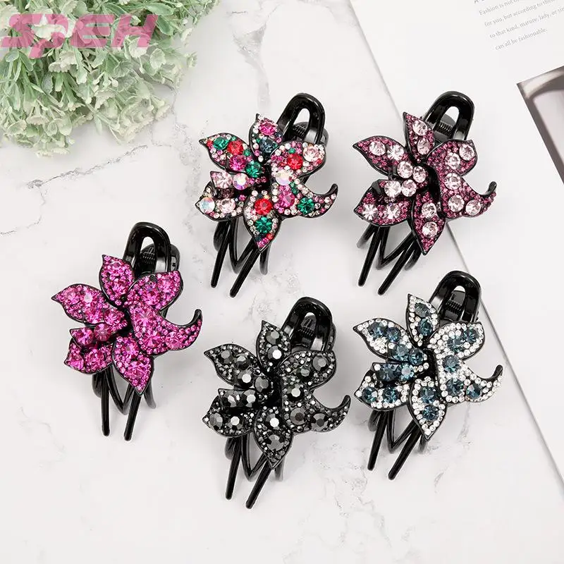 New clip headdress hairpin coil hair large grab clip hairdress female hairpin headdress three tooth duck beak clip