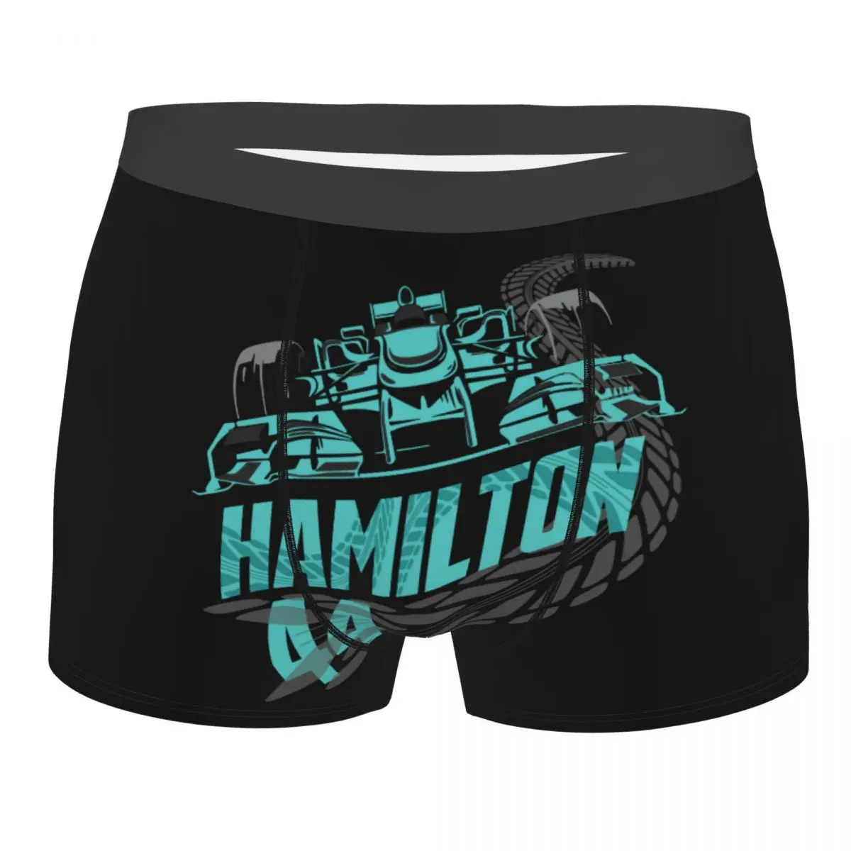 Custom Male Funny The Lewis Legacy Motorsport Underwear 44 Number Car Racing Boxer Briefs Soft Shorts Panties Underpants