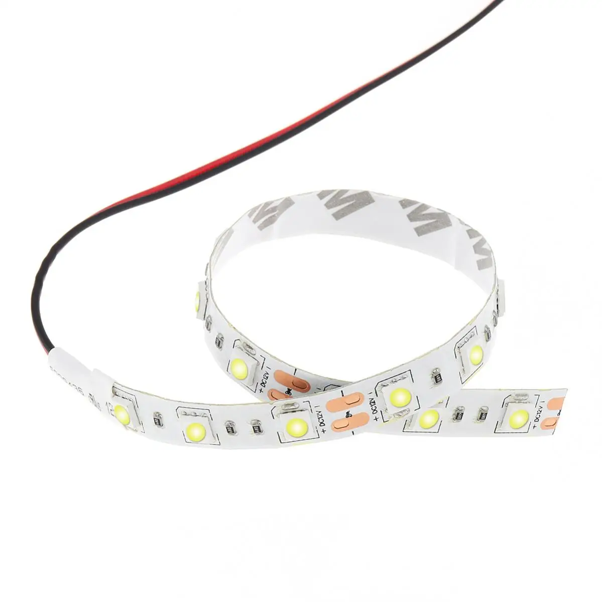 25CM 15 SMD 5050 Non Waterproof LED Flexible Strip Light PC Computer Case Adhesive Lamp 12V