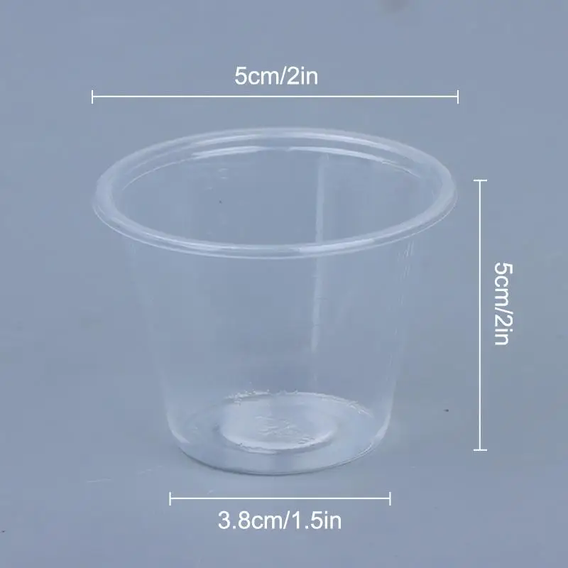 100pcs 30ml Graduated Plastic Mix Cups Universal Measuring Paint Tray For Airbrush Painting DIY Art Craft Model Hobby Tool 2026