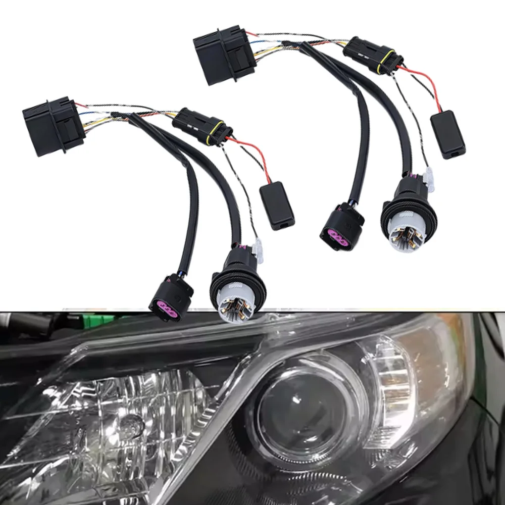 

2Pcs Headlight Lamp Conversion Wiring Adapter For Ram 1500 2500 3500 2013 2014 2015 2016 2017 2018 810003 Car Accessories
