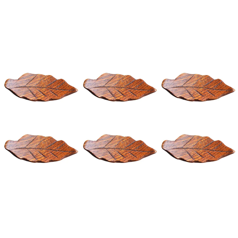 

6 pcs Wooden Chopstick Rest Holder For Tableware Dust Protection Ideal For Chopsticks Spoons Forks Kitchen Utensil Storage Rack