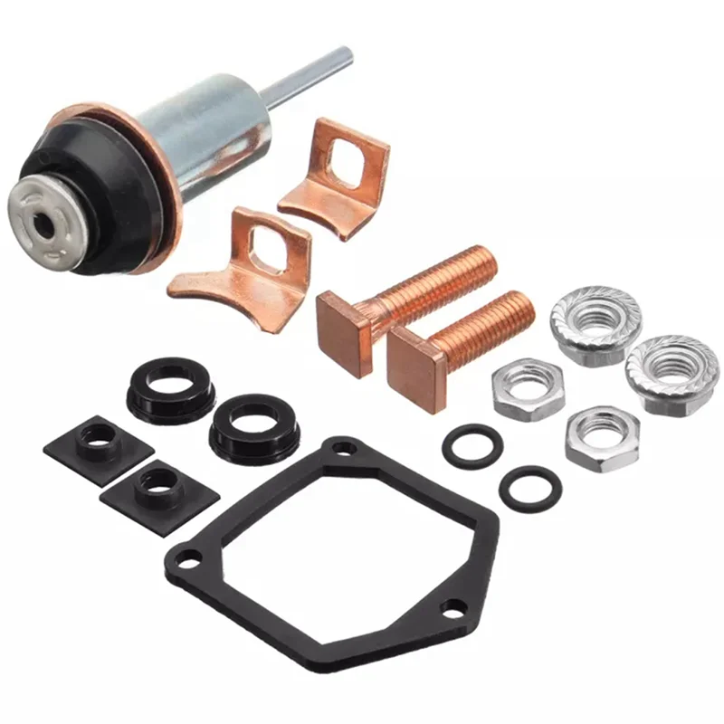 Zeldzame 2X Universele Motor Starter Solenoid Reparatie Rebuild Kit Plunger Contacten Set Voor Toyota Subaru Honda