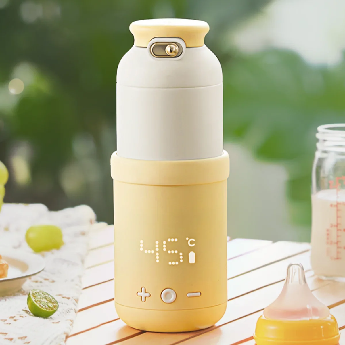 Baby  Portable water Warmer 12 Hours Temperature Control Automatic Travel Heated cup  water Warmer cup