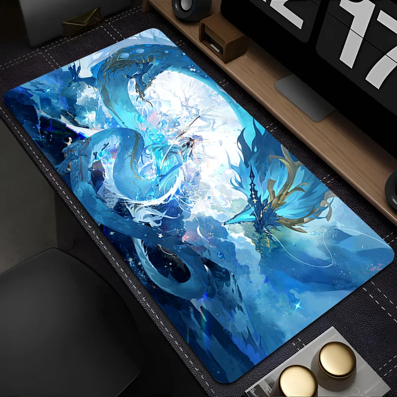 

Mousepad Laptop Mouse Pad Office PC Accessories Keyboard Pad Rubber Cup Mat Wuthering Waves Jinhsi Soft Mouse Mat Large Desk Mat
