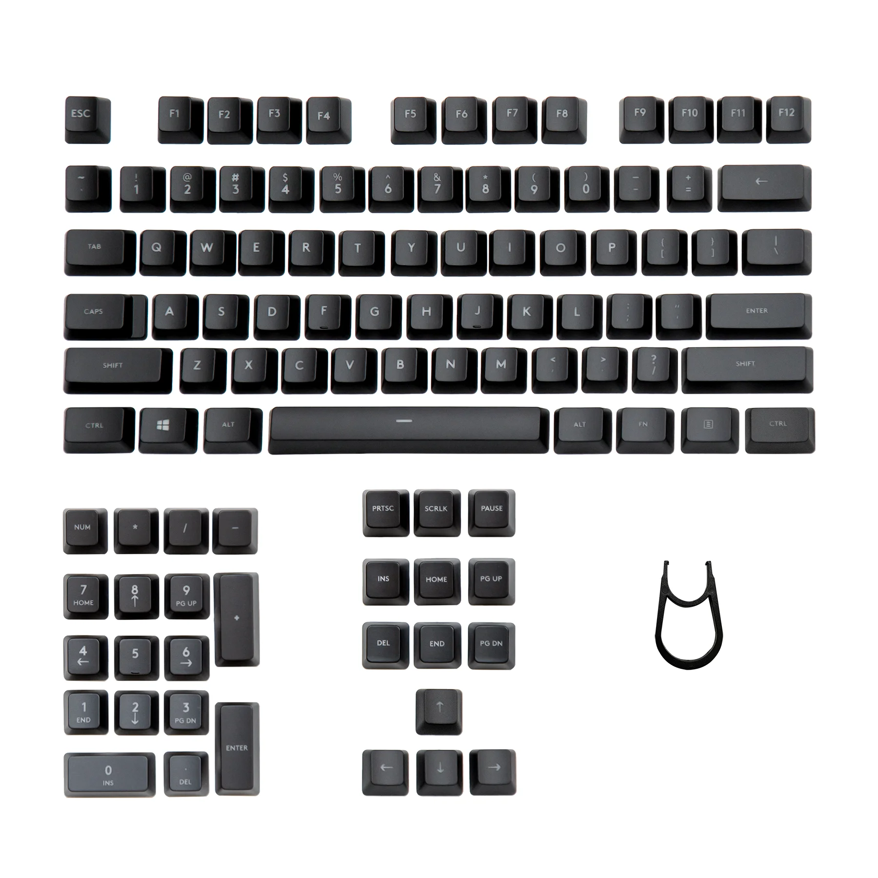 For G413 Black Backlit Keycaps,Suitable for Logitech Full Size Mechanical Gaming Keyboard