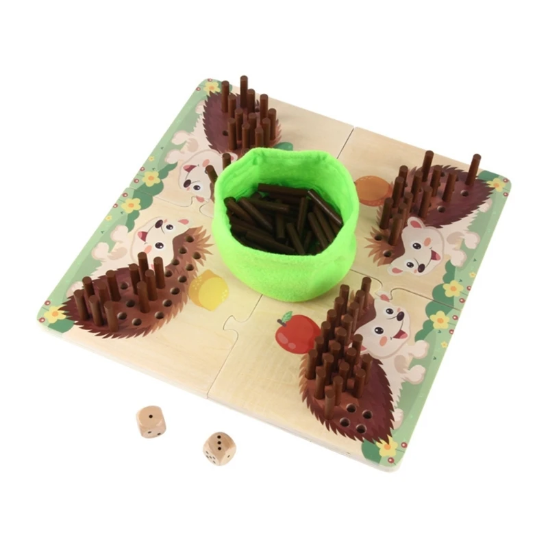 Hedgehog Game Family Game Sticks for Children Fine Motor Skill Fun Manual Skill Competition