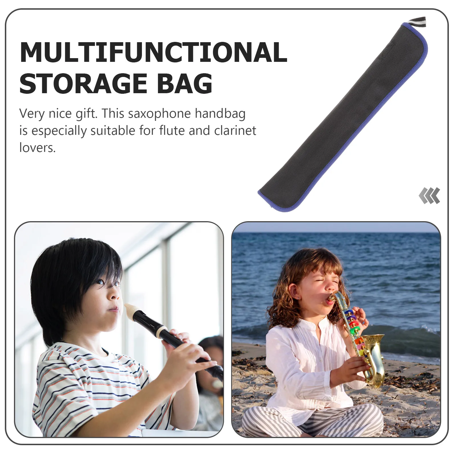 

Clarinet Bag Flute Storage Lightweight Cases Alto Sax Accessory Oxford Cloth Musical Instruments Ethnic Drumstick