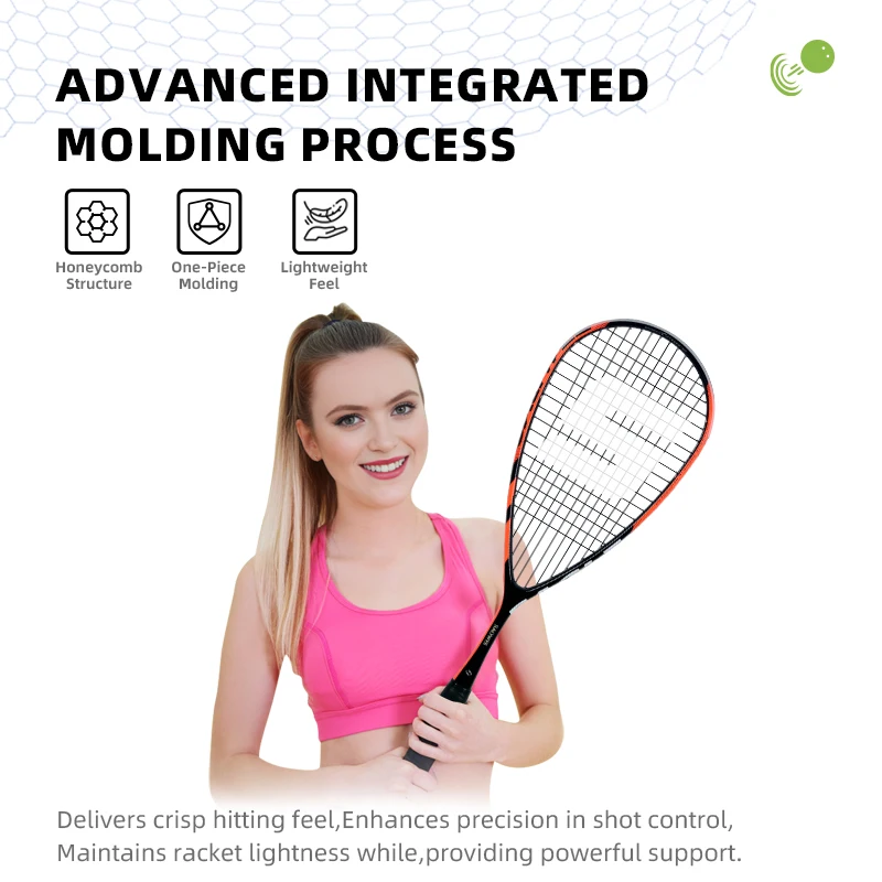 Best Value for Money - EAGLE Carbon Fiber Squash Racket, T700 Carbon Enhanced Torsion Resistance, Ultra-Lightweight and Durable