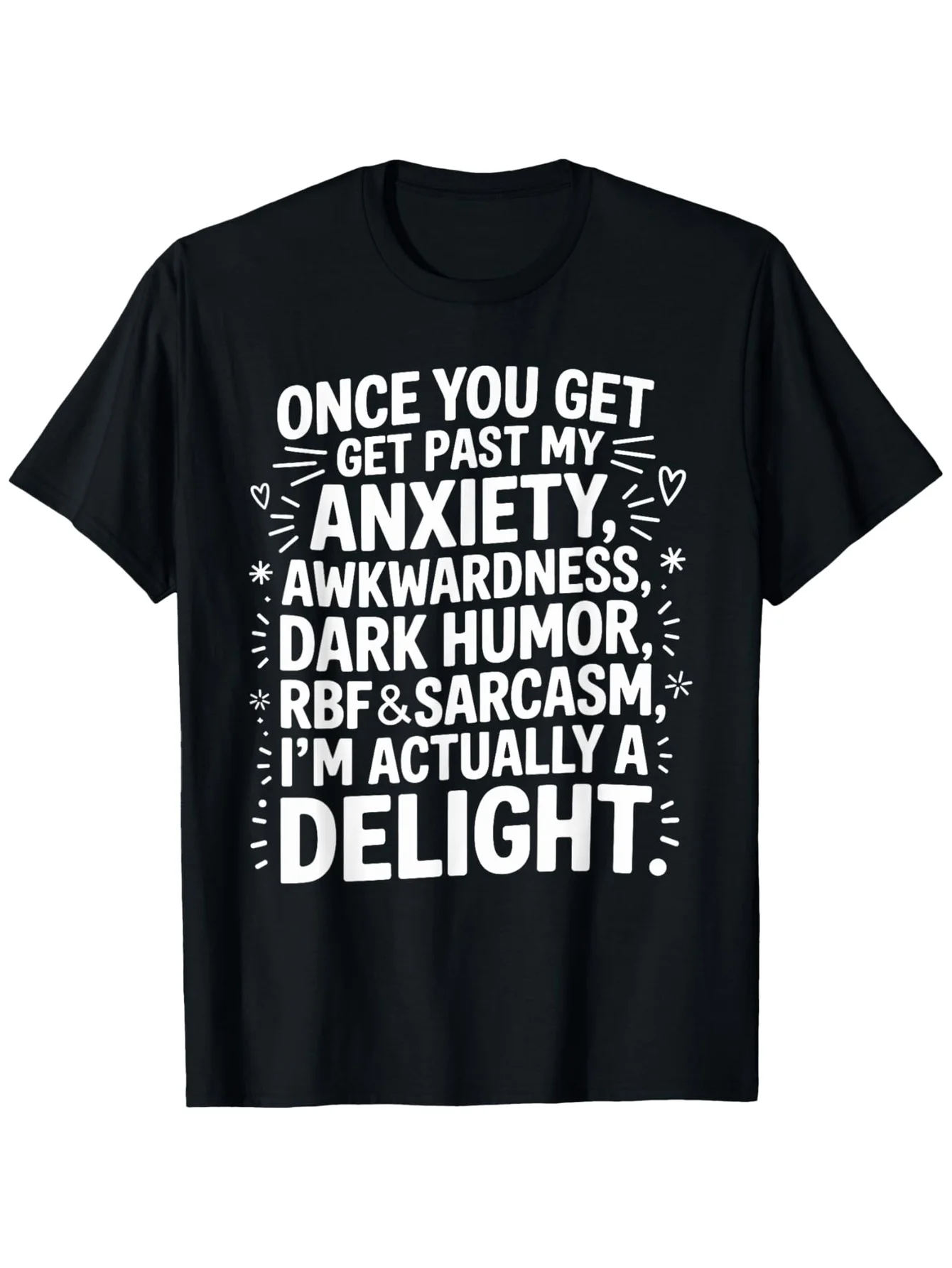 A Humorous Plus-Size T-Shirt Featuring Dark Humor - Crafted with Witty Phrases, Perfect for Casual Outings, Workouts, And Outdoor Fun - Easy to Wear Crew Neck Design with a Dark Humor Graphic, Machine Washable - Pleasant to Wear, Plus Size