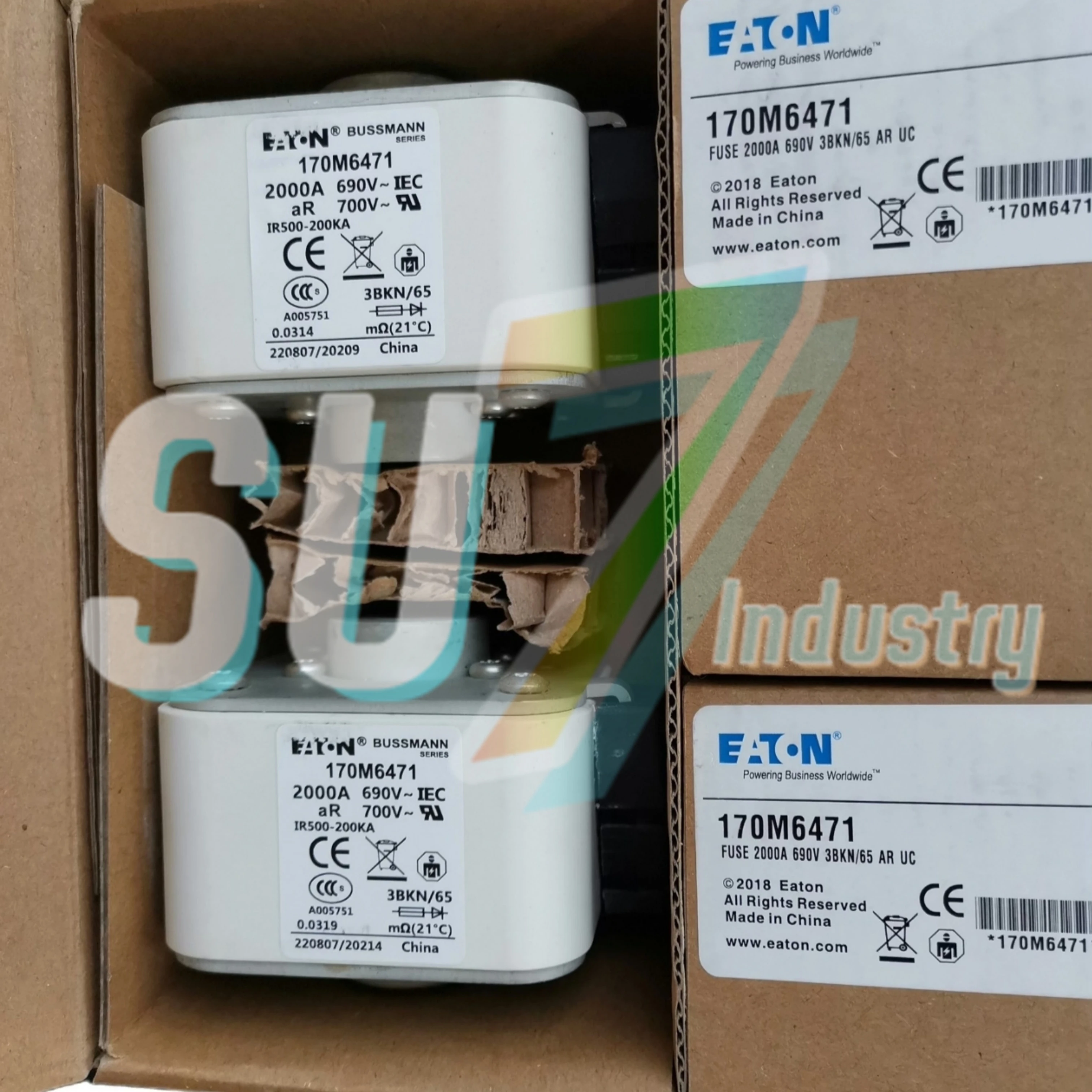 새로운 오리지널 퓨즈 170M6470 170M6471 170M6498 170M6499 170M6500 170M6501 170M6546 170M6547