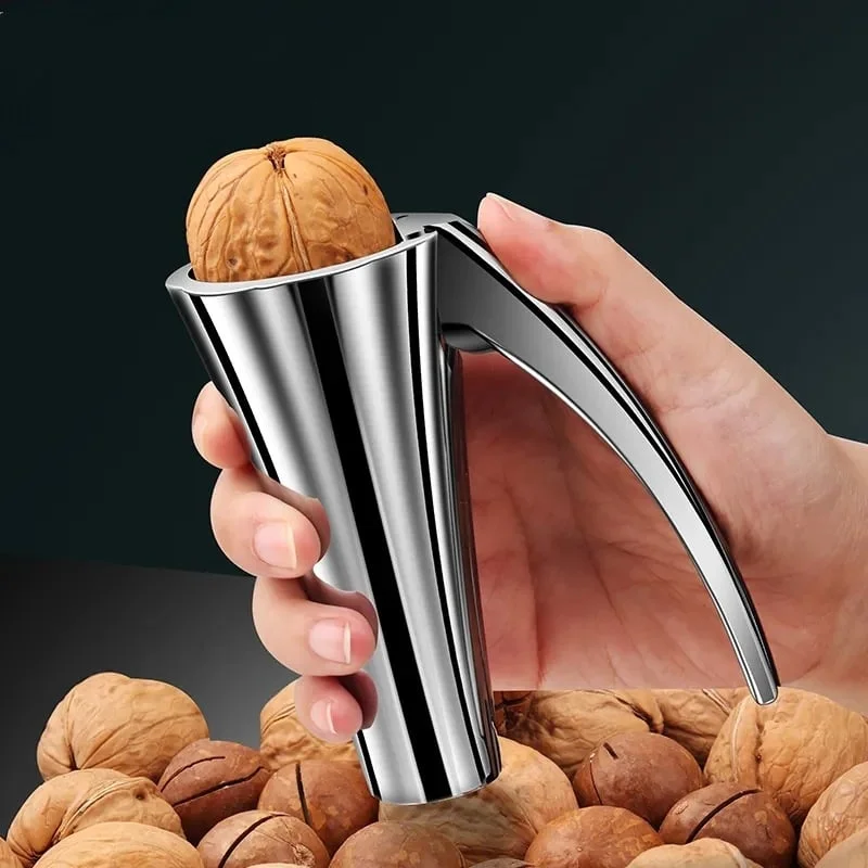 Zinc Alloy Walnut Nut Shelling Tool Nutcracker Hazelnut Shell Opener Nut Cracker Tool Peeled Walnuts Multifunctional Pliers Bar