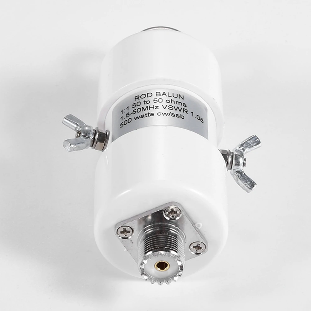 Uniwersalny balun napięciowy B48A 1:1 do anten krótkofalowych 1-50 MHz, moc ciągła 500 W do radia FM krótkofalowego.
