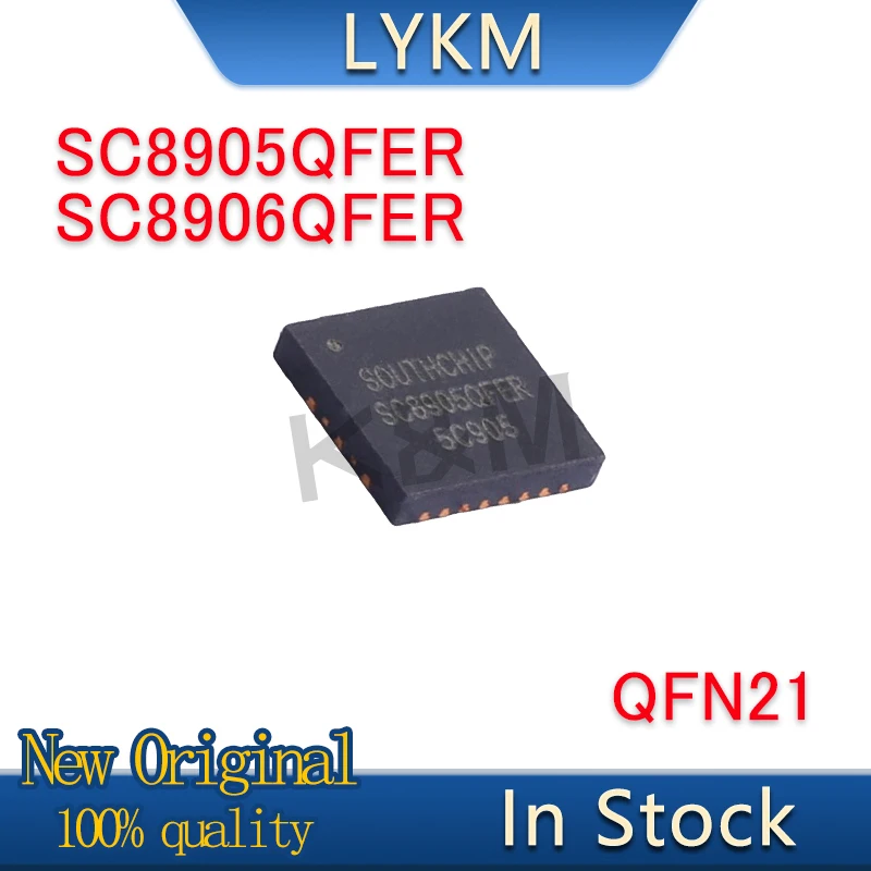 1-5/PCS New Original SC8905QFER SC8906QFER QFN21 Power management chip In Stock