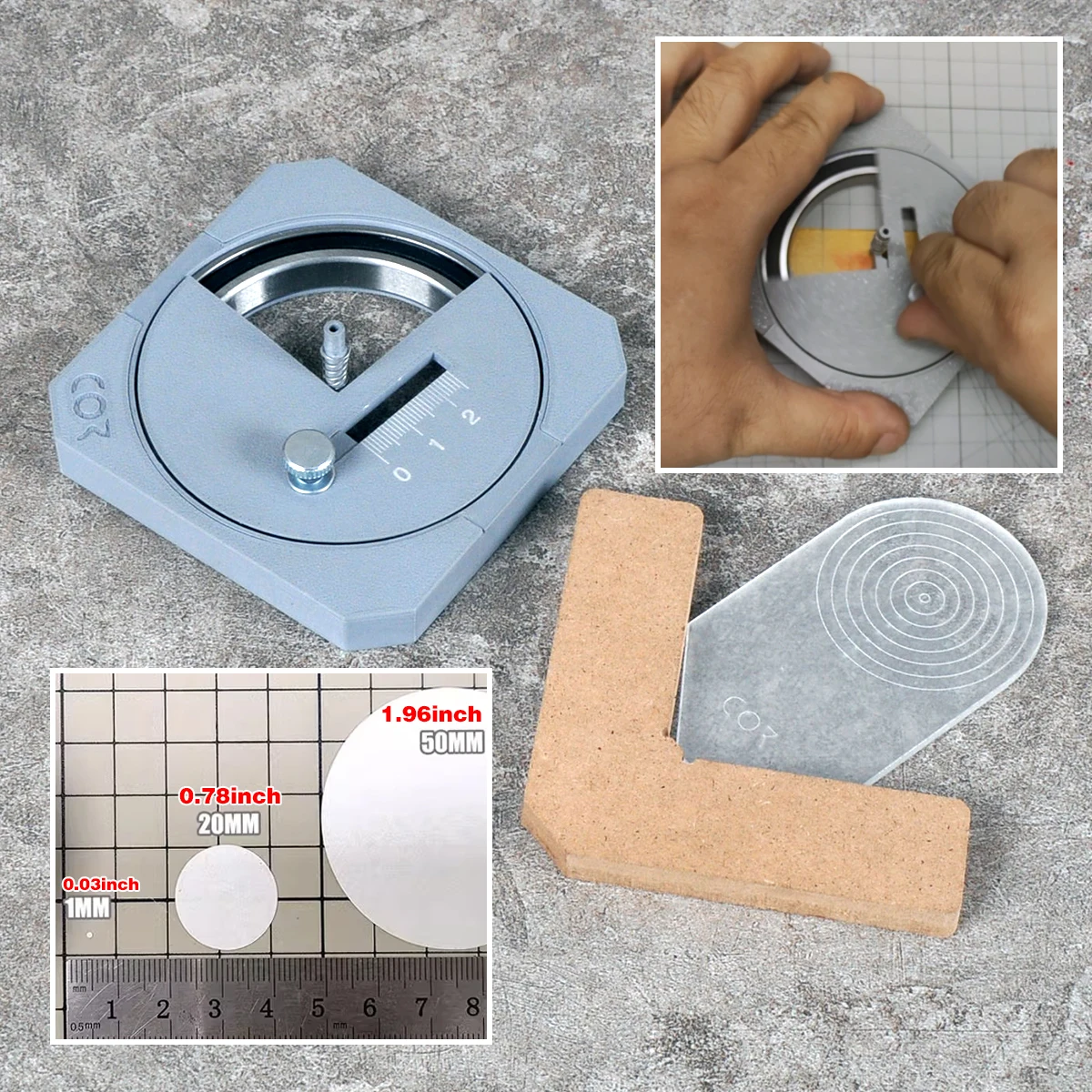 Scale Model Kit Making Tools Circular Cutter Circle Cutting Precision Round Trimmer For Part Detailed Remodeling Customization