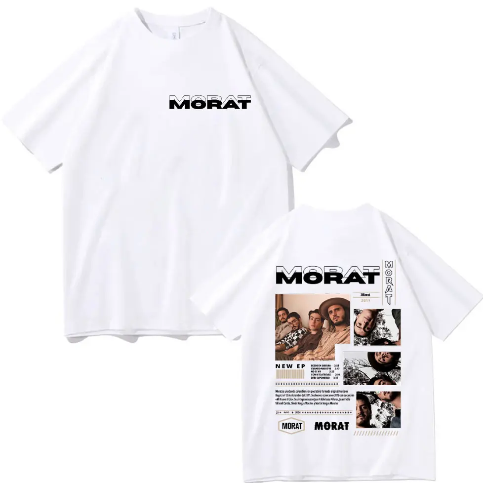 Columbia Band Morat Graphic T Shirts Men Women Pop Music Short Sleeve T-shirt High Quality Fashion Oversized T-shirts Streetwear