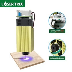 LASER TREE 20W 40W CNC Laser Module 450nm TTL Blue Light with Interface Adapter Board for Laser Engraving Machine