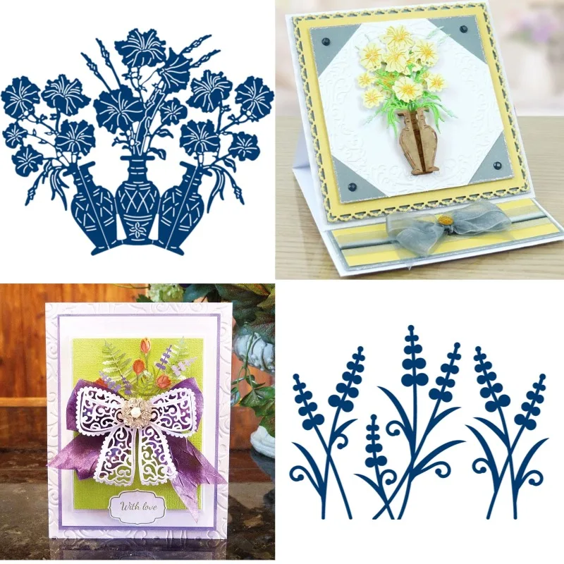 Cherry Tree Majestic Lily Metal Cutting Dies New Arrival 2025 DIY Molds Scrap Booking Paper Making Die Cuts Crafts Template Hand