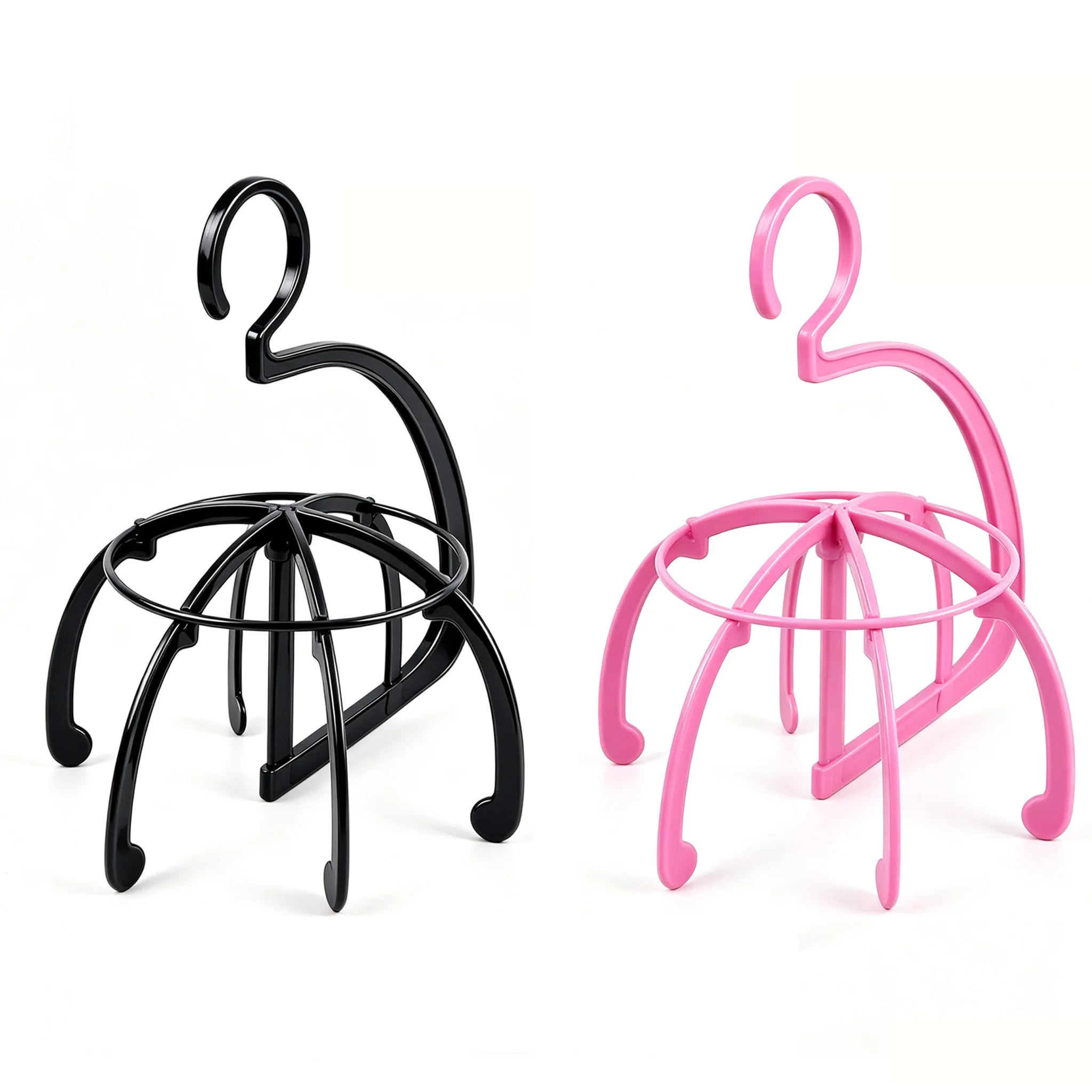 1/2/3PCS Wig Stands For Multiple Wigs Hanger Display Rack Wig Holder For Styling Plastic Storage Organizer For Wig Rack Stand