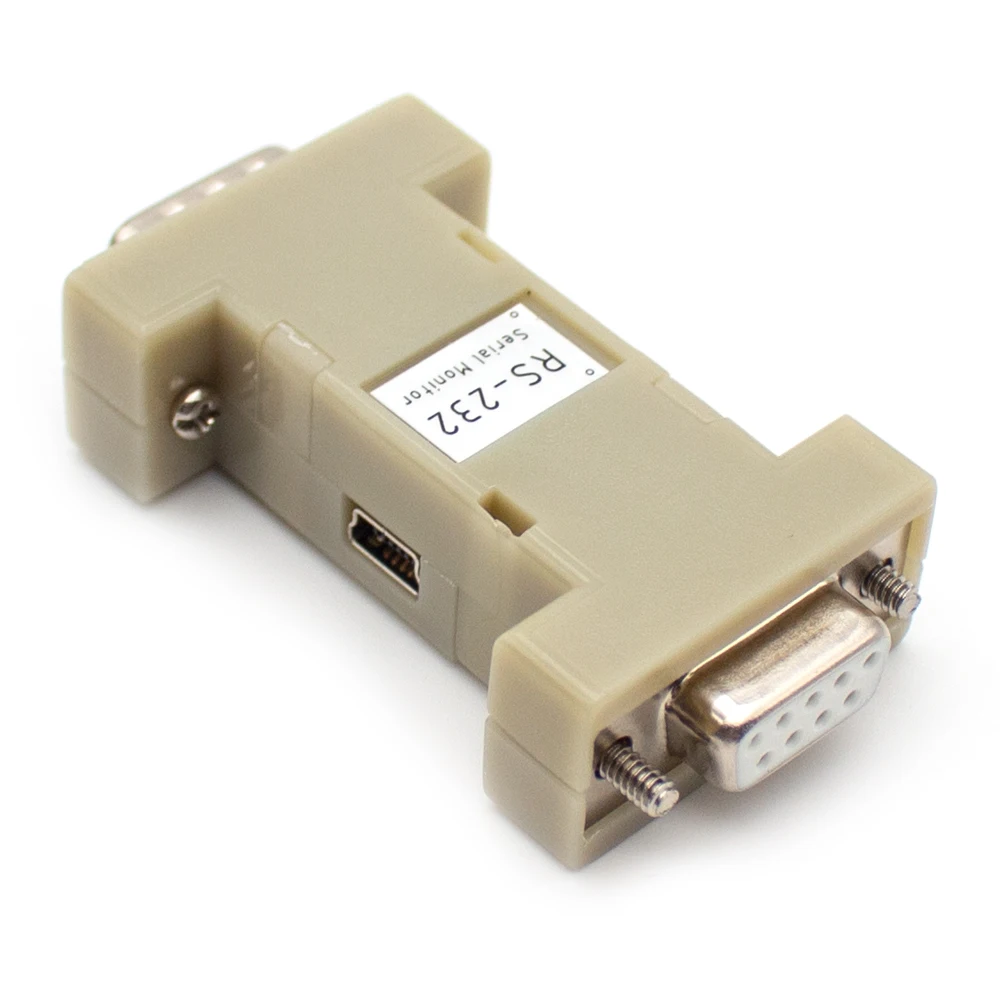 RS-232 شاشة استماع المنفذ التسلسلي سجل تصحيح الاتصالات التسلسلية DB9 مع كابل USB صغير 1.5 متر