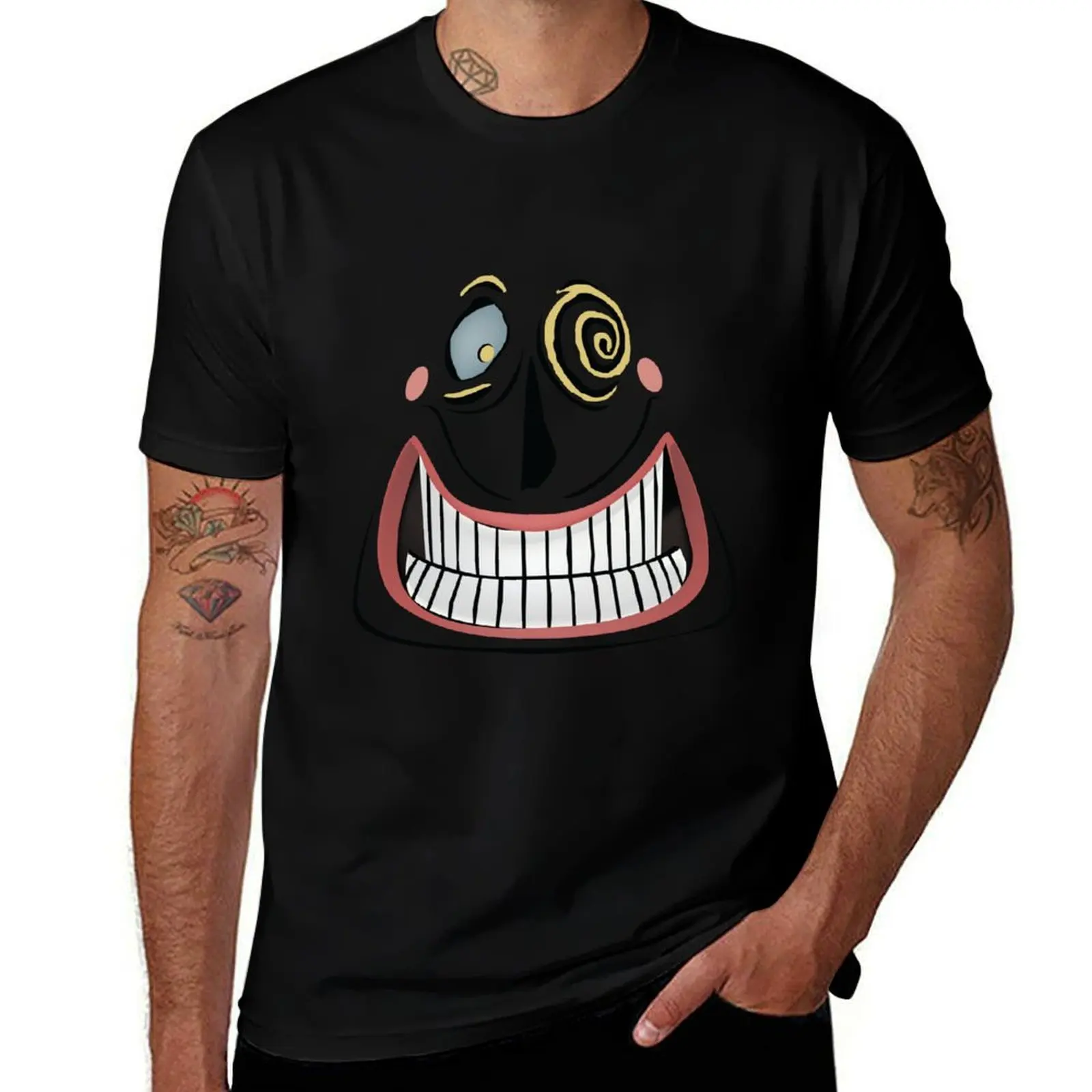 The Mayor of Halloweentown - Happy Side T-Shirt Lightweight Print T-Shirt